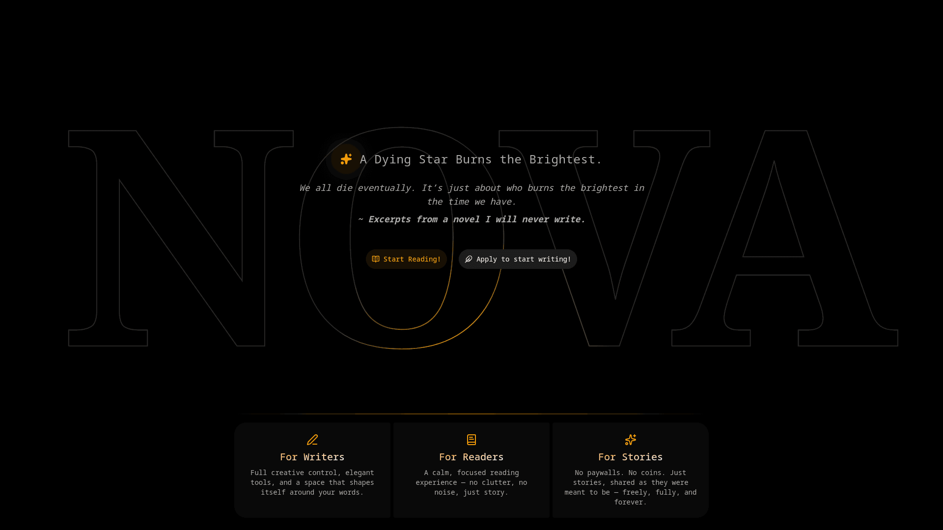 NOVA Editorial